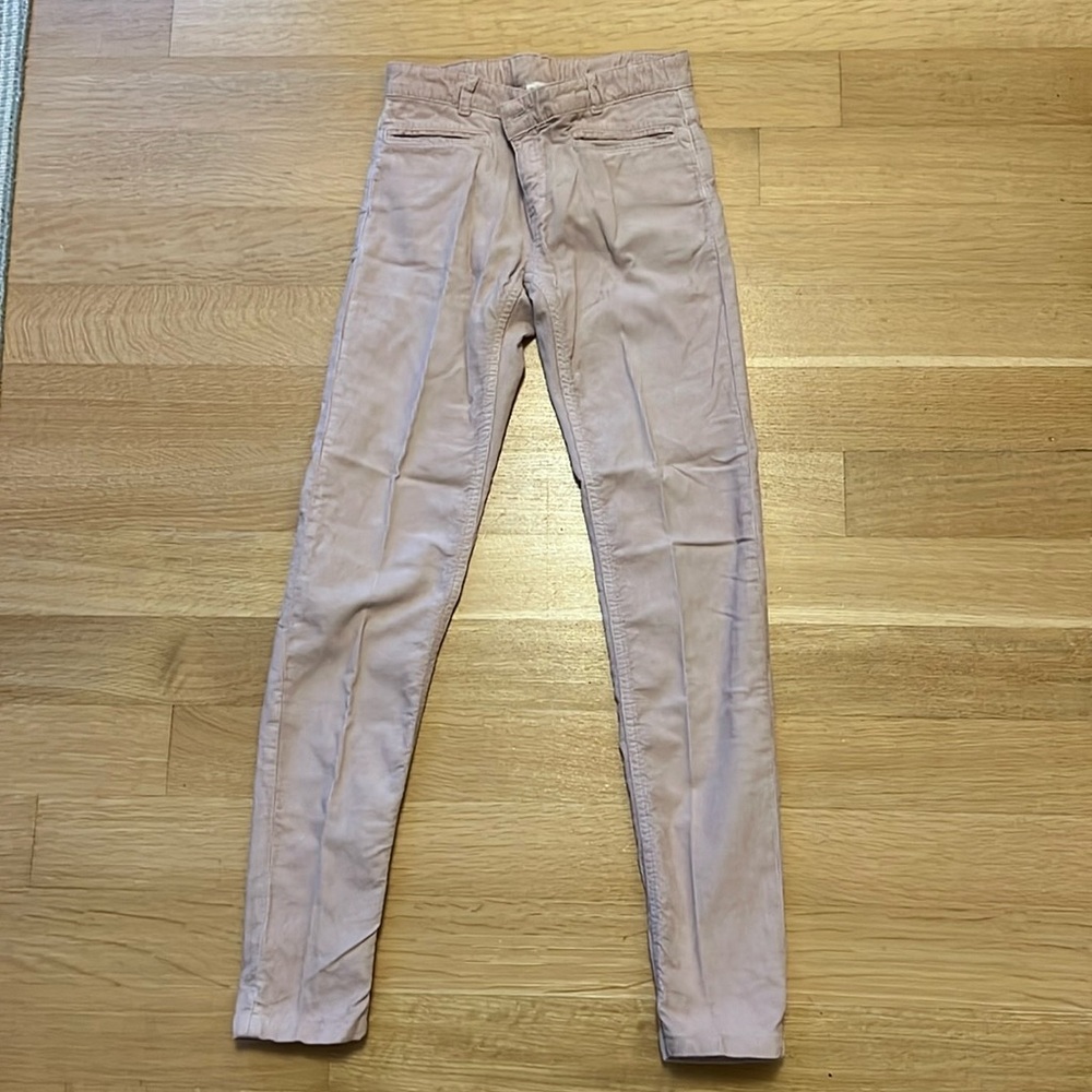 BONPOINT girls corduroy trousers in light pink size 14